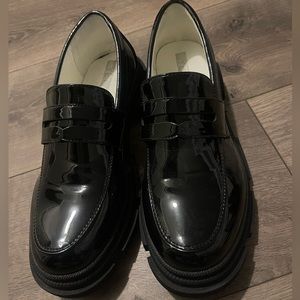 Yetier Black Chunky Loafers